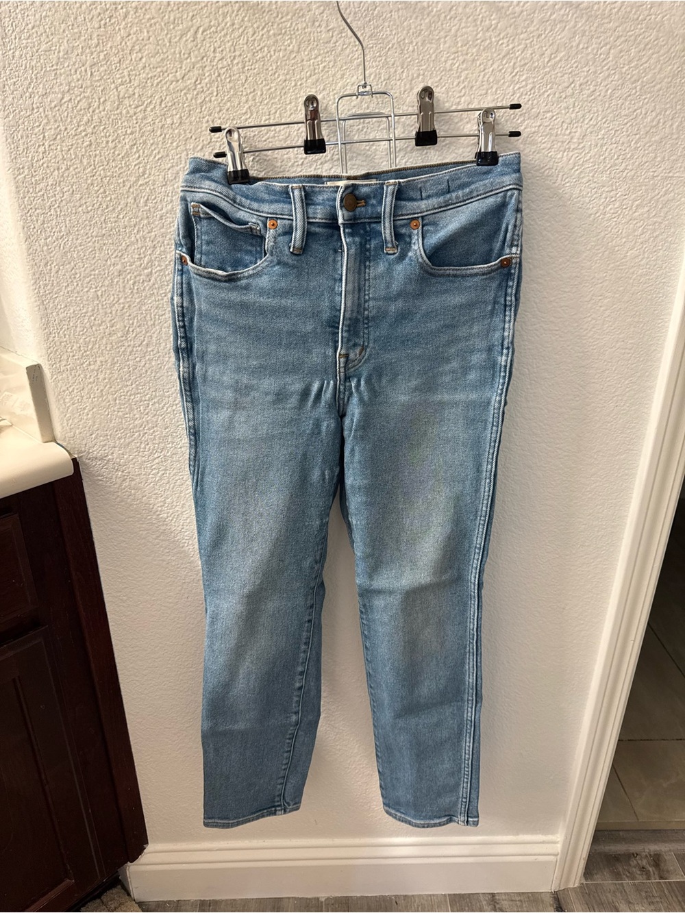 Madewell stovepipe Light Blue High-Rise Women's Jeans